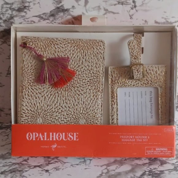 Opalhouse Handbags - Opalhouse passport holder and luggage tag BRAND NEW